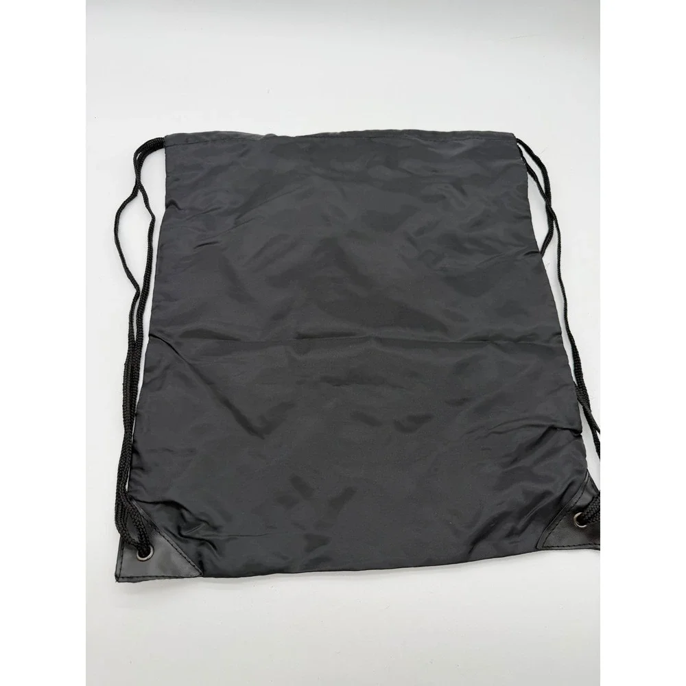 Ann Arbor Summer Art Fair Drawstring Backpack Black Robot Graphic Cinch Bag